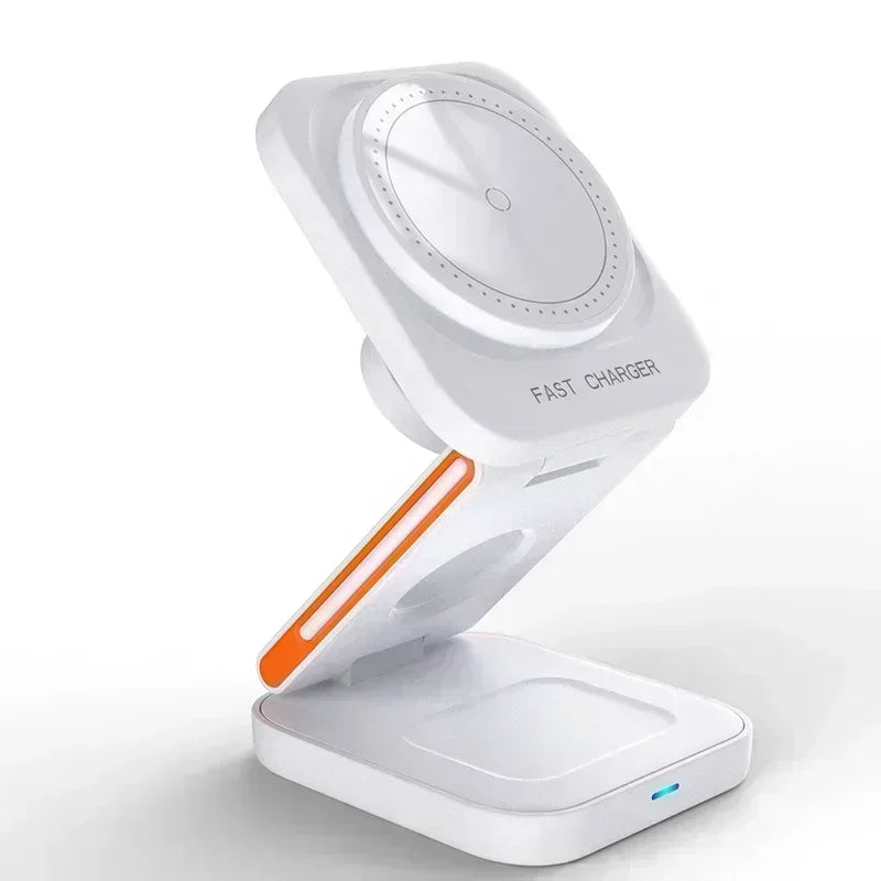 3-in-1 Magnetic Wireless Foldable Charging Dock